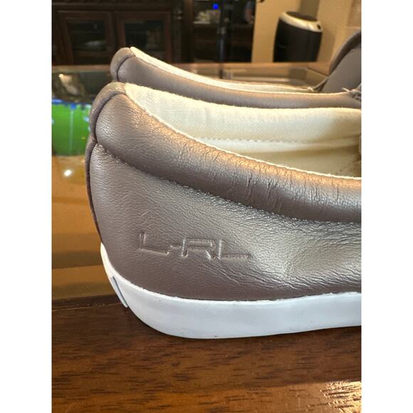 Women’s Lauren Ralph Lauren Muted Bronze Slip On Sneaker. Size 7.5 - Picture 2 of 7